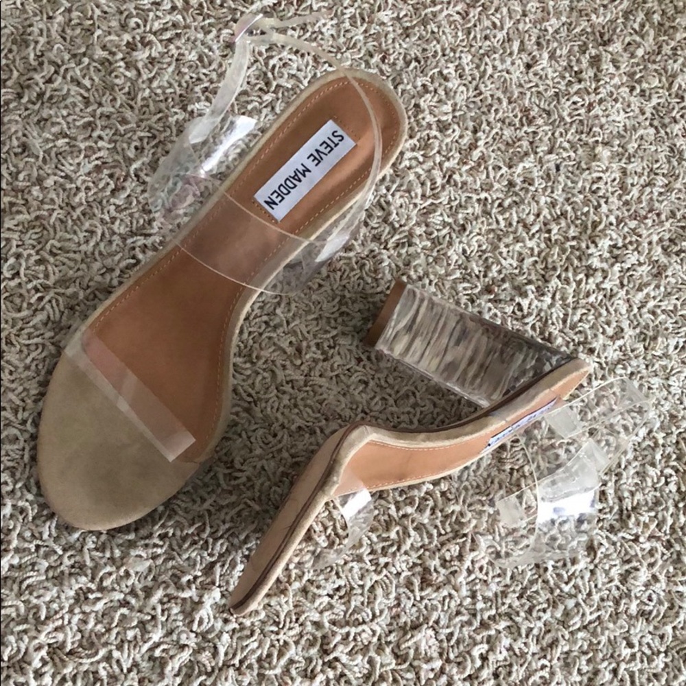 Clear Steve Madden Heels
